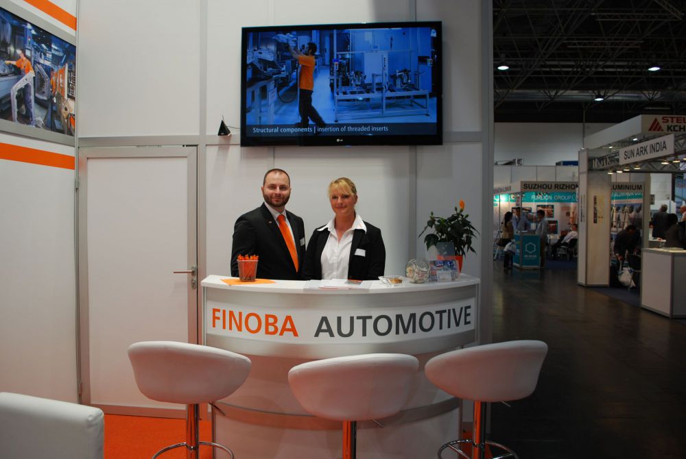 FINOBA AUTOMOTIVE auf der Aluminium 2014 in Düsseldorf